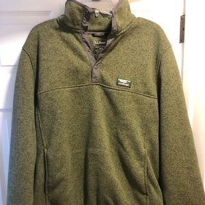 LL Bean Sweater Fleece Pullover